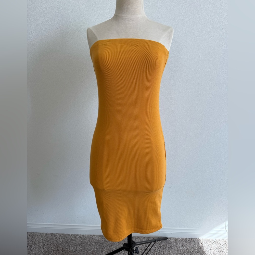 Tube rib midi dress - Picture 2 of 6